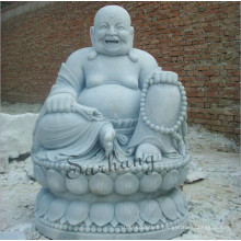 White Grey Granite Buddha Sculpture Buddha Statue Large